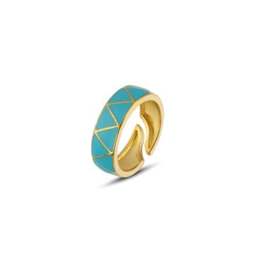 Turquoise Drum Ring