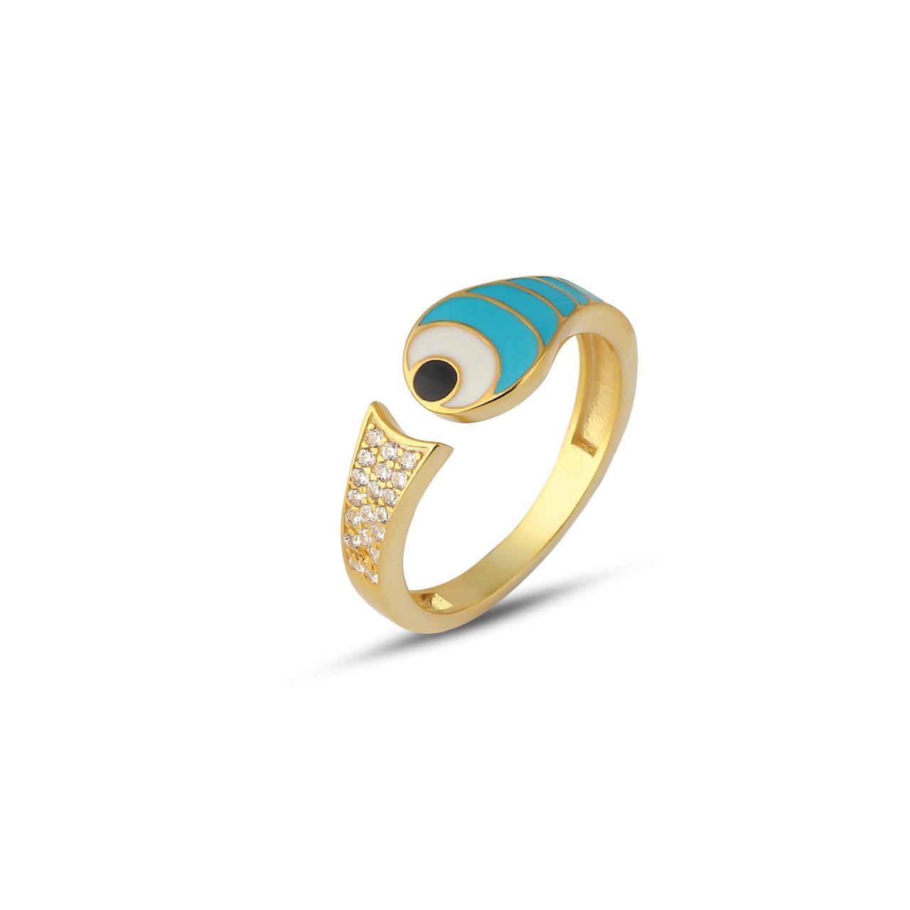 Enamel Fish Ring