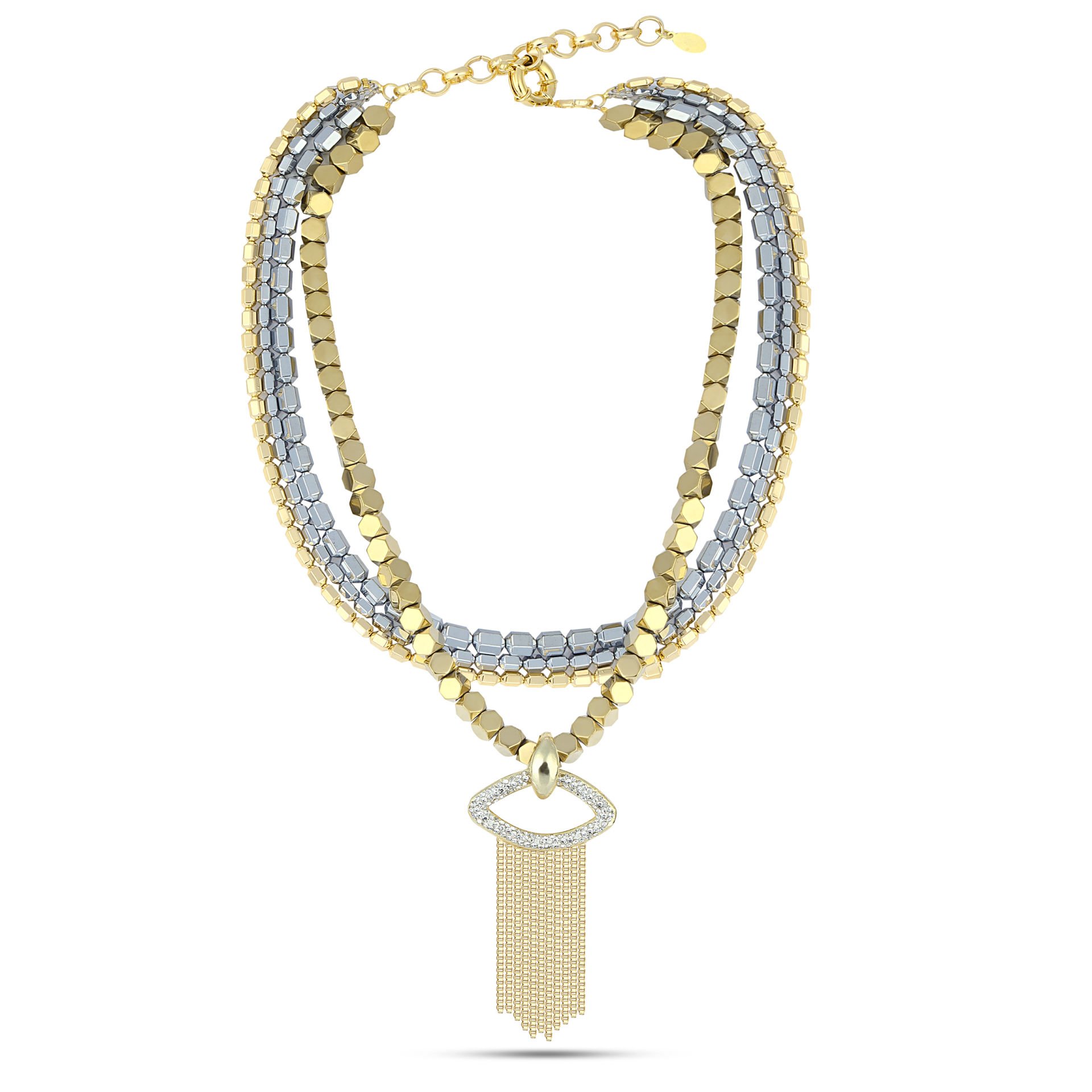 Mix Hematite Pamela Necklace