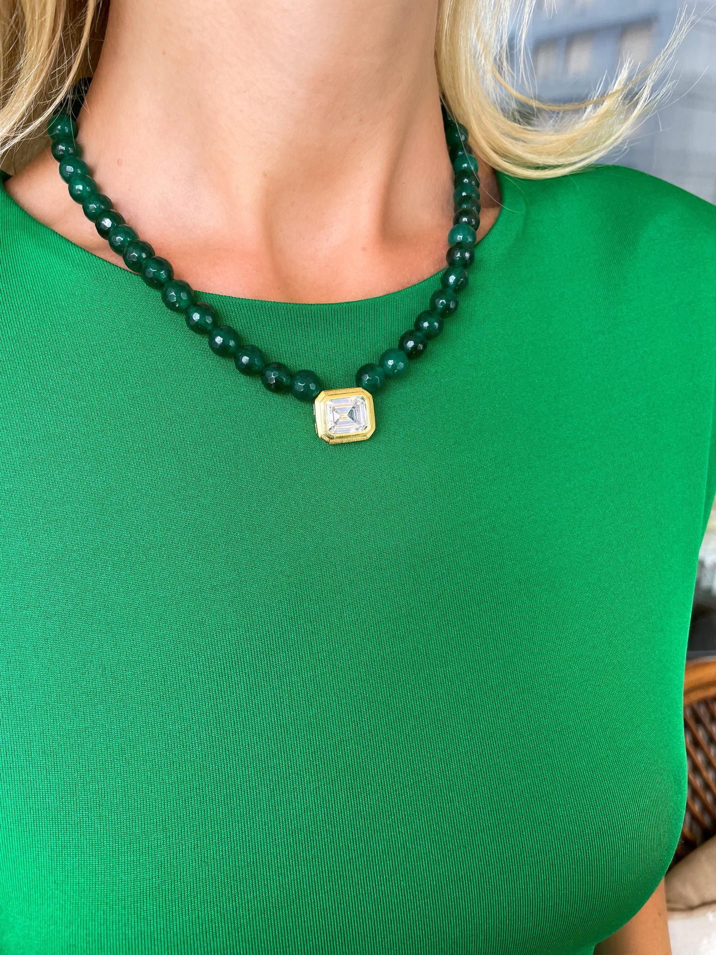 Green Jade Necklace