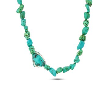 Turquoise Crystal Necklace