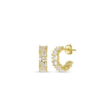 Mini Drop Zircon Hoops