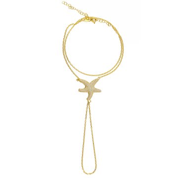 Mini Sea Star Hand Bracelet