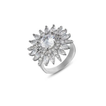 Daisy Zircon Ring