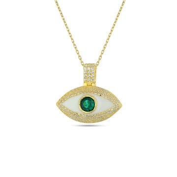 Alina Enamel Eye Necklace