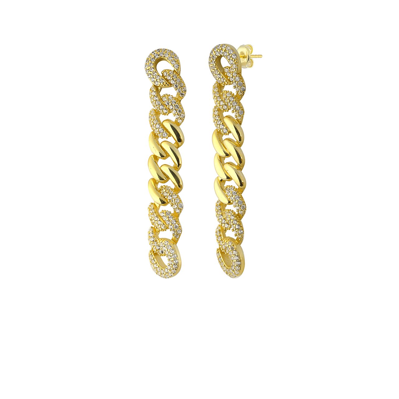 Gold Chain Earrings