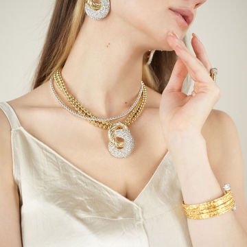 Jessica Hematite Necklace