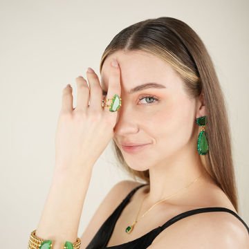 Green Arden Earrings