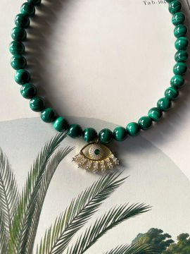 Malahit Eye Necklace