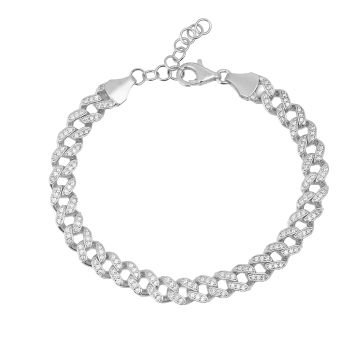 Zircon Chain Bracelet