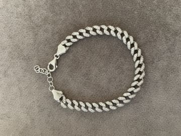 Zircon Chain Bracelet
