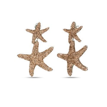 Royal Rose Sea Star Earrings