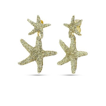 Royal Rose Sea Star Earrings
