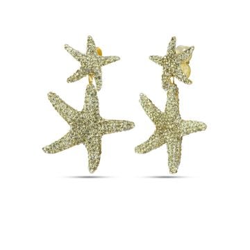 Royal Yellow Sea Star Earrings