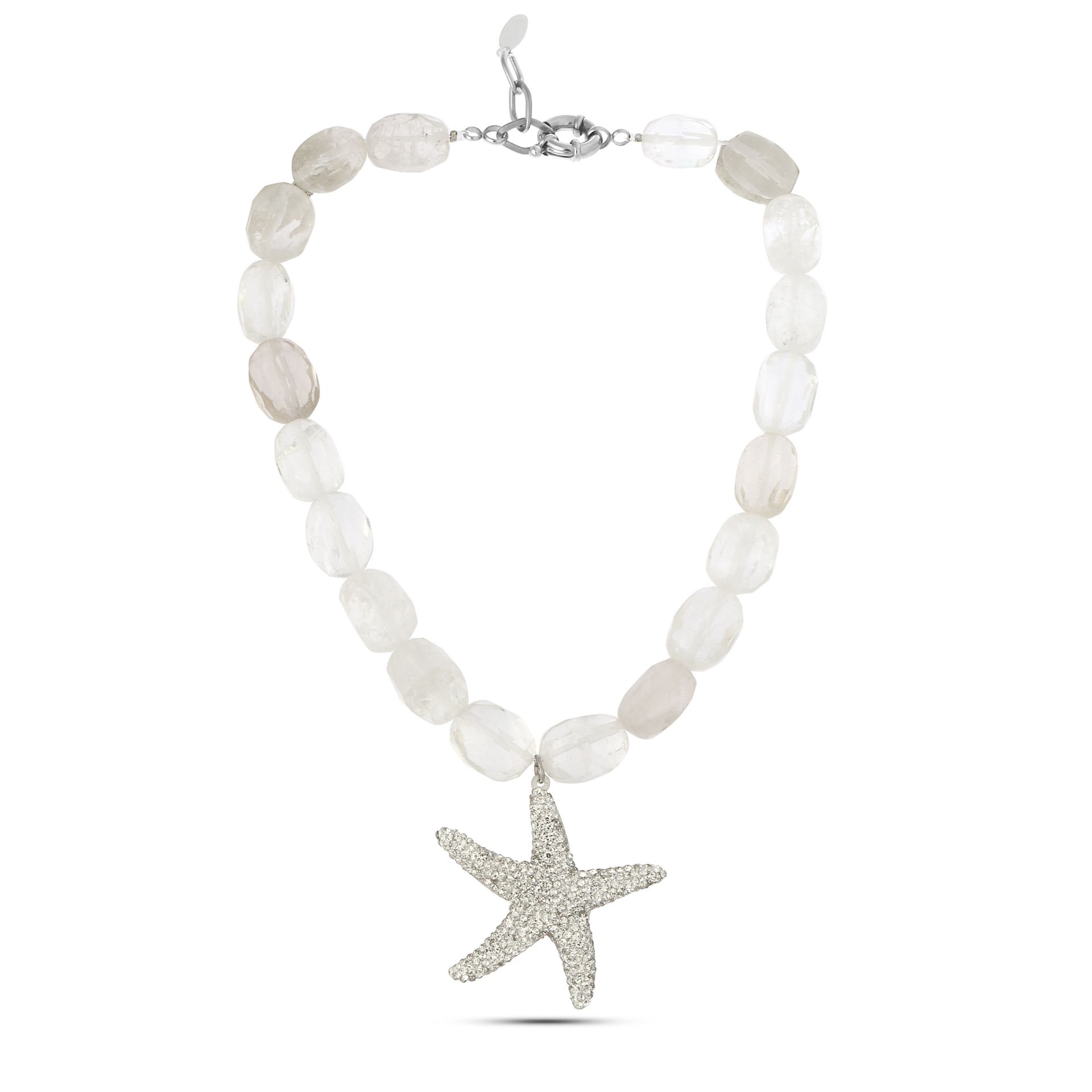 Royal White Sea Star Necklace