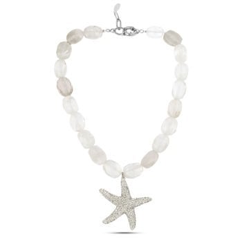 Royal White Sea Star Necklace