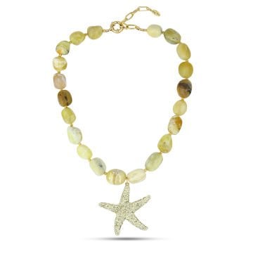Royal Yellow Sea Star Necklace