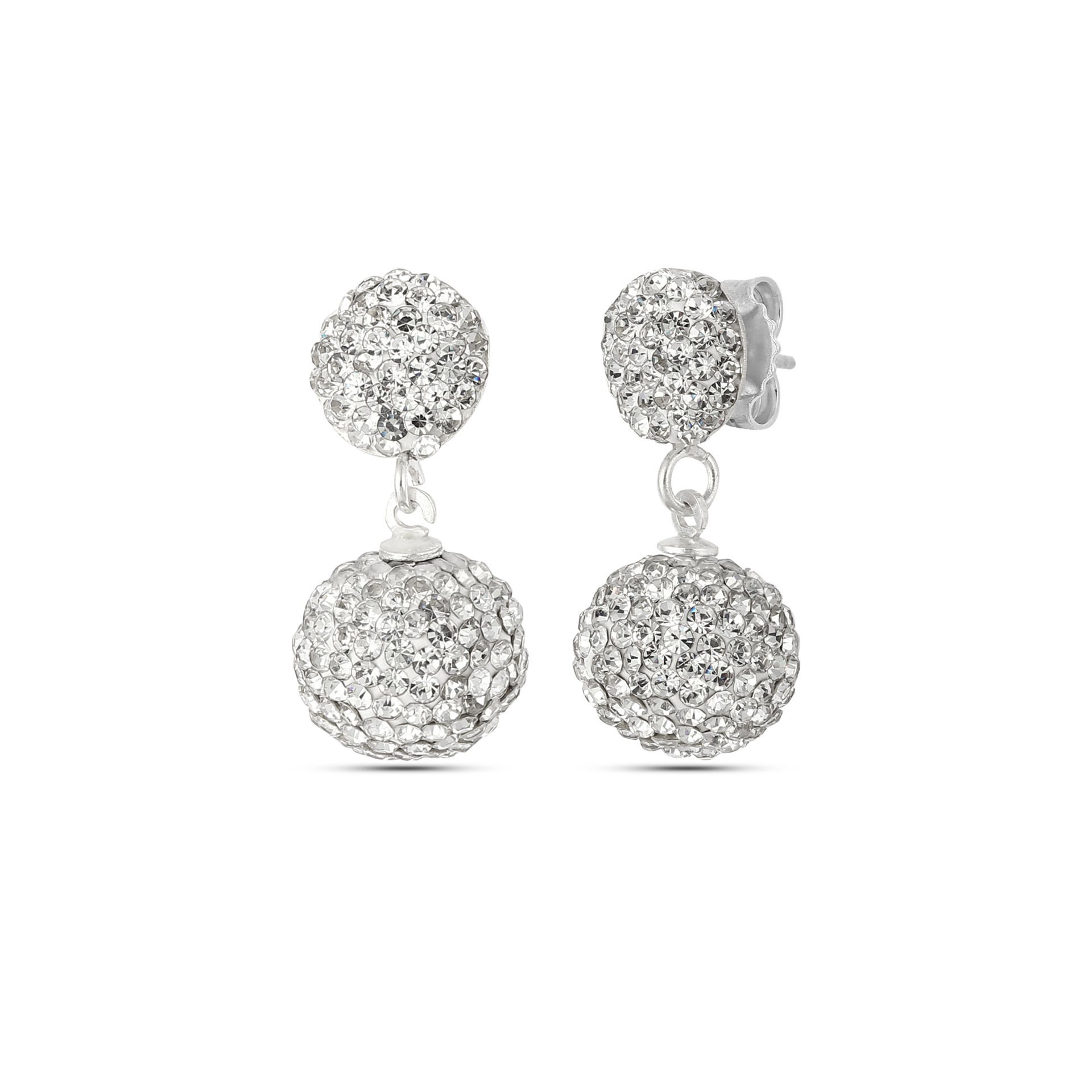 Crystal Mini Ball Earrings