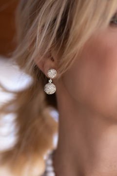 Crystal Mini Ball Earrings