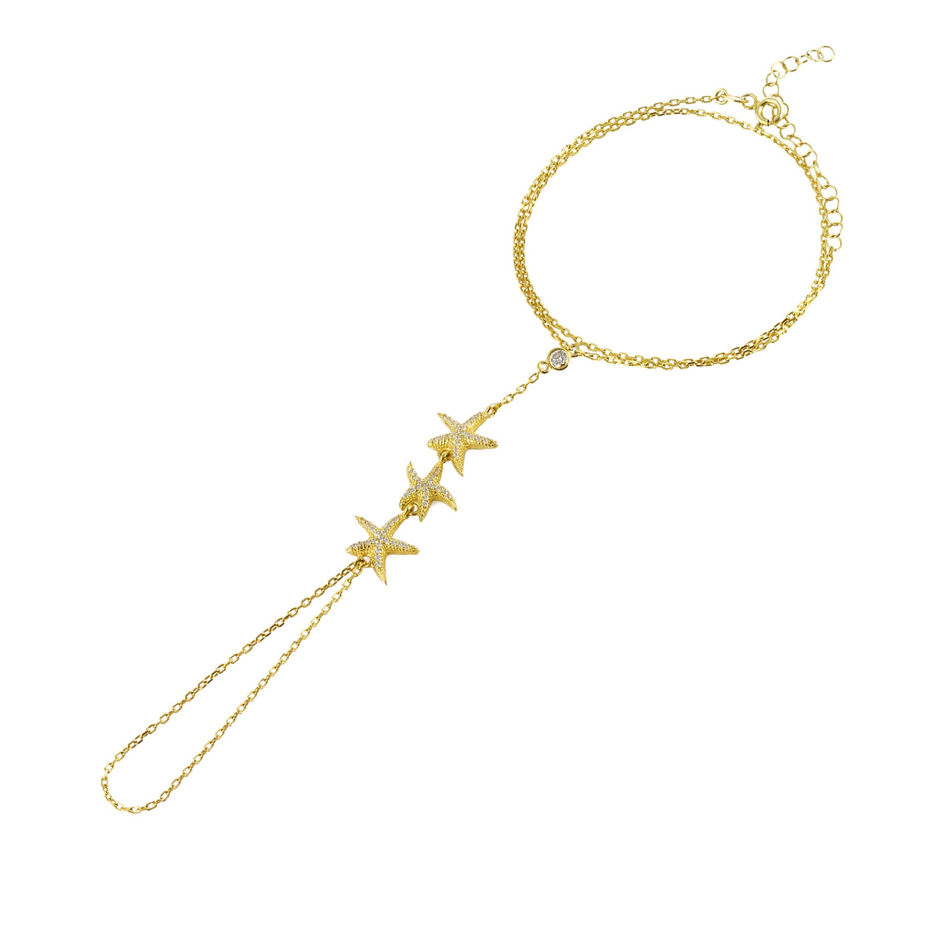 Sea Star Hand Bracelet