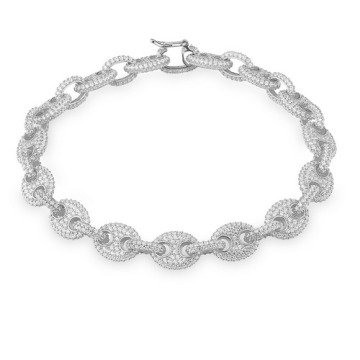 Gold Mini Button Bracelet