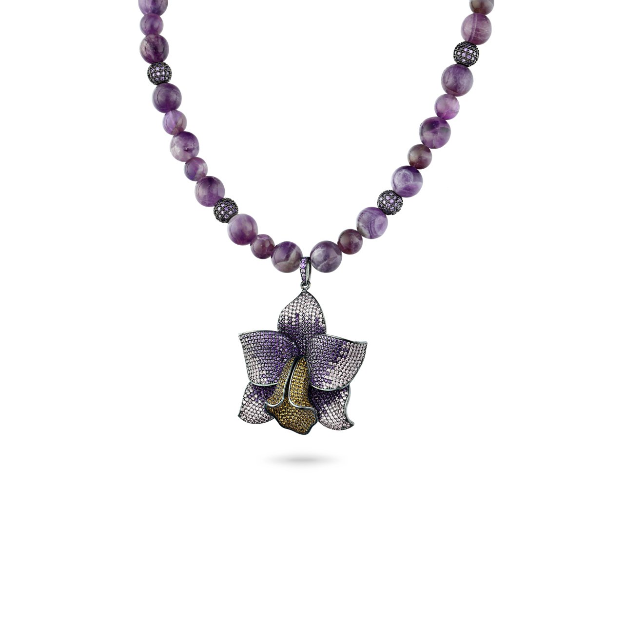 Purple Bloom Amatist Necklace