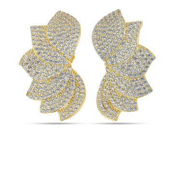 Mini Multicolor Fan Earrings