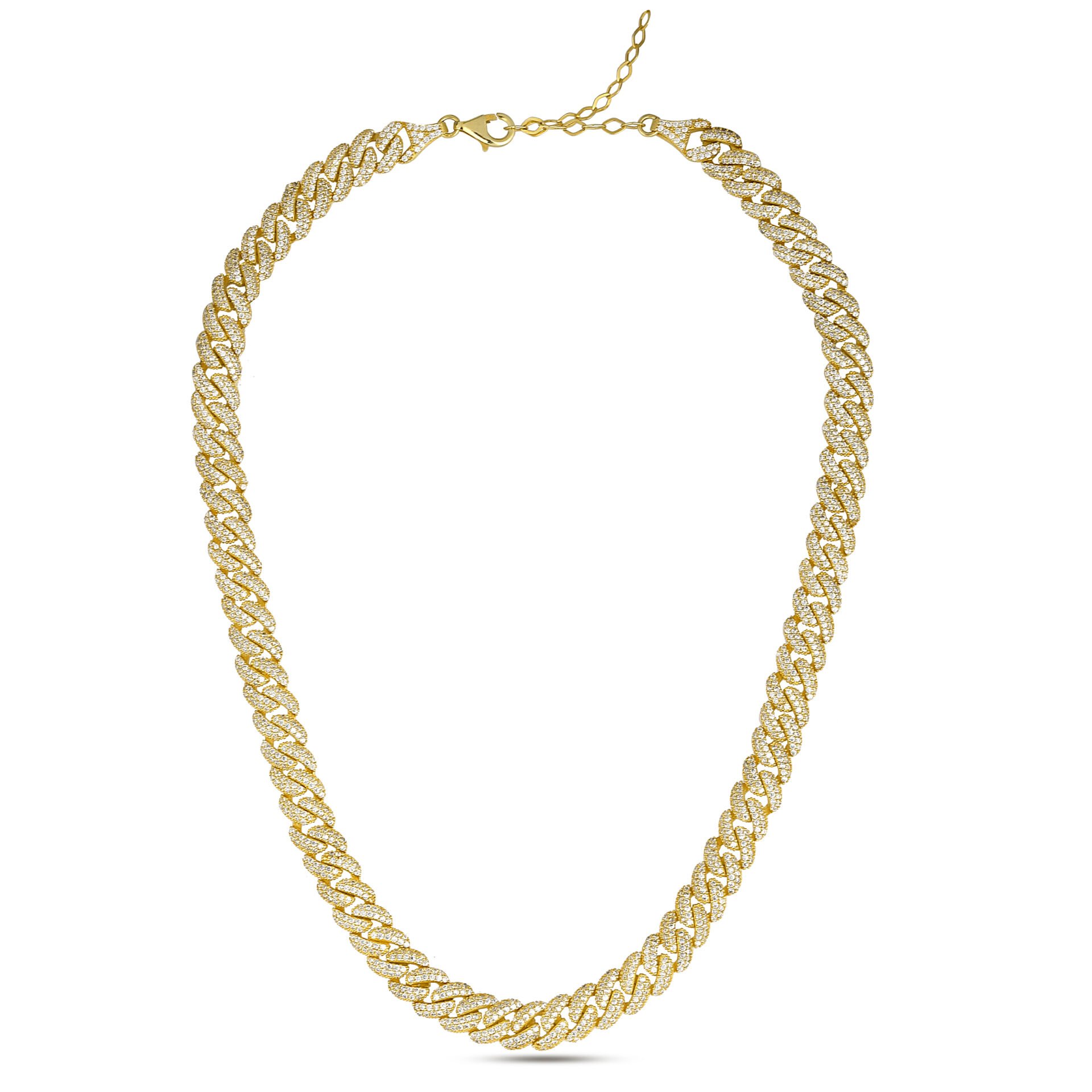 Zircon Chain Necklace