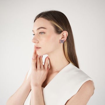 Mini Violet Earrings