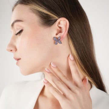 Mini Violet Earrings