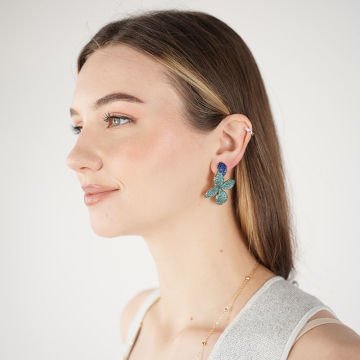 Paraiba Violet Earring