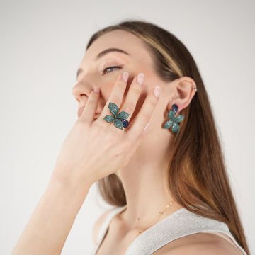 Paraiba Violet Ring