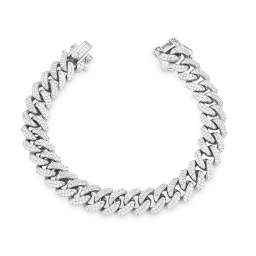 Full Zircon Chain Bracelet