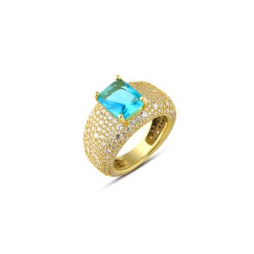 Layla Aqua Ring