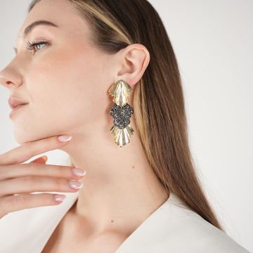 Crystal Trinity Earrings