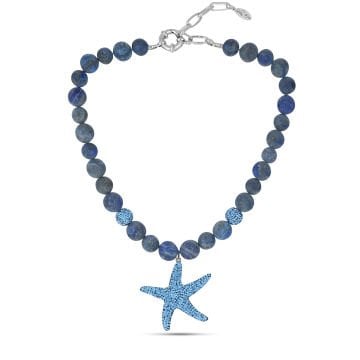 Royal Blue Star Necklace