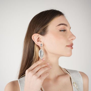 Silver Audrey Earrings