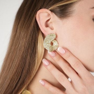 Blue Crystal Penelope Earrings