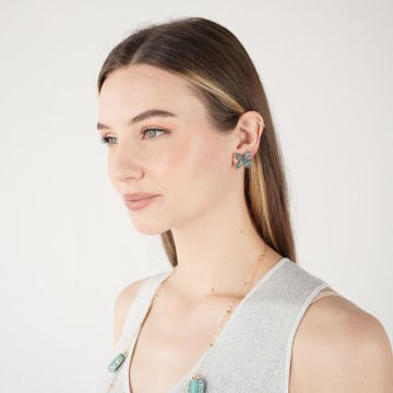 Paraiba Mini Violet Earrings
