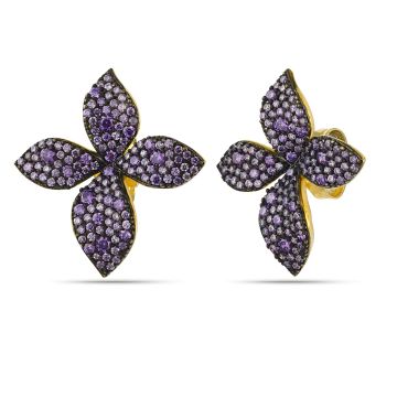 Paraiba Mini Violet Earrings