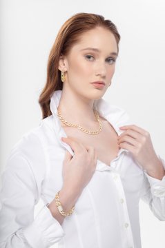 Button Chain Necklace
