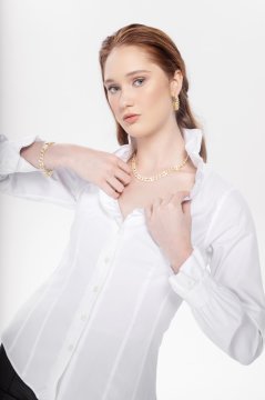 Button Chain Necklace