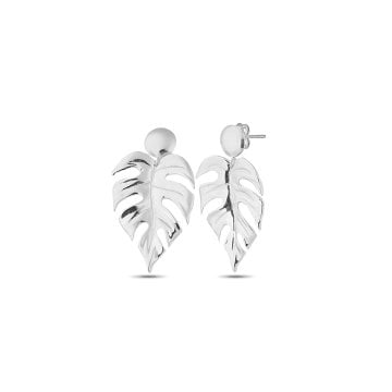 Monstera Leaf Earrings