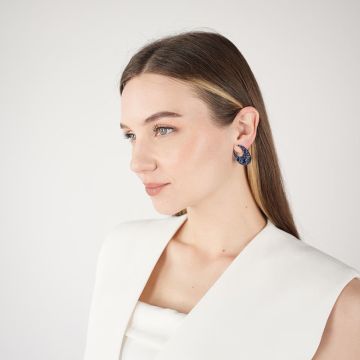 Navy Ellie Earrings