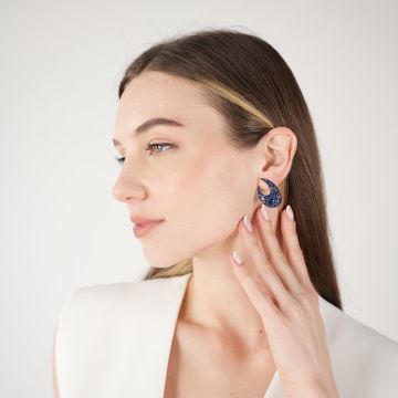 Navy Ellie Earrings