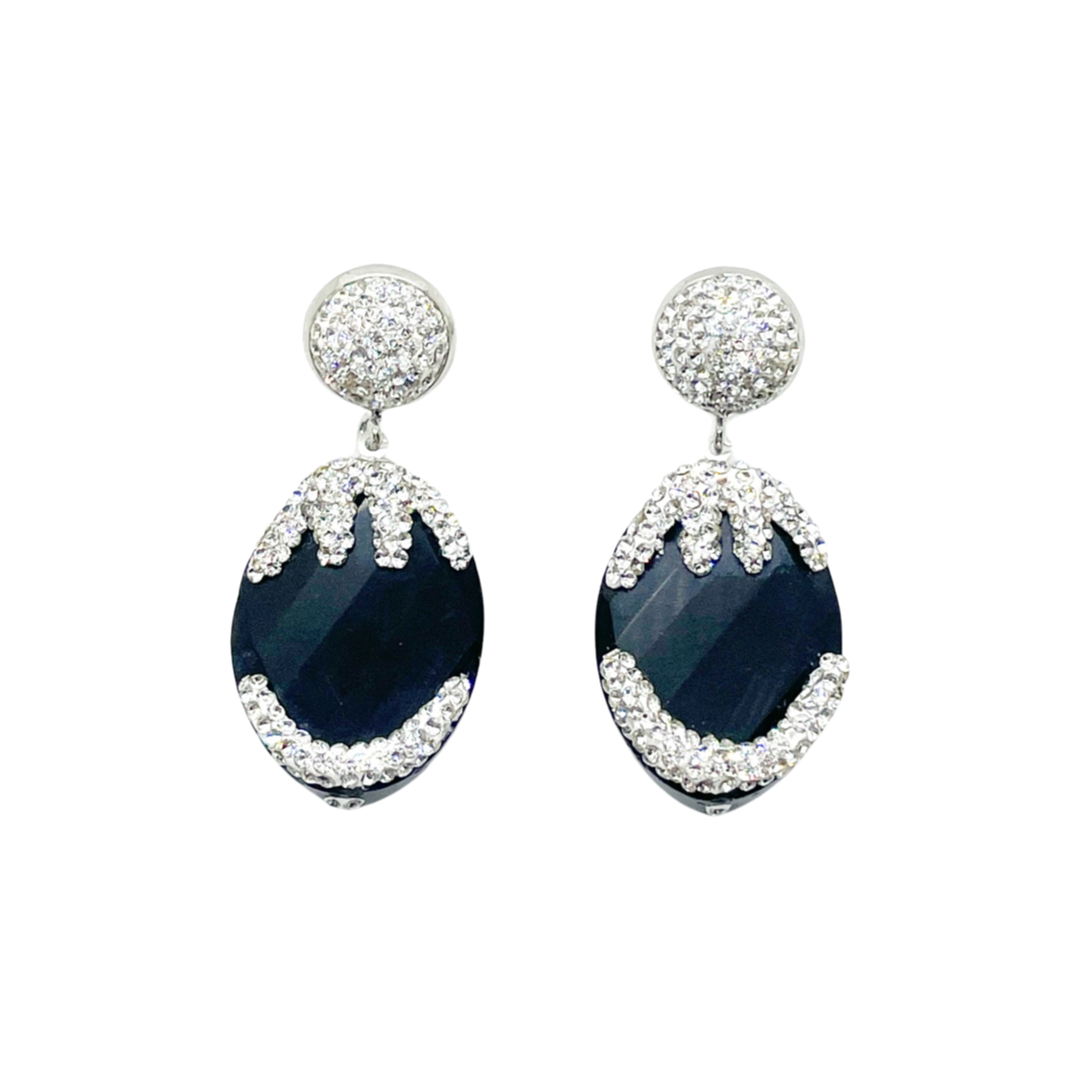 Black Kiera Earrings