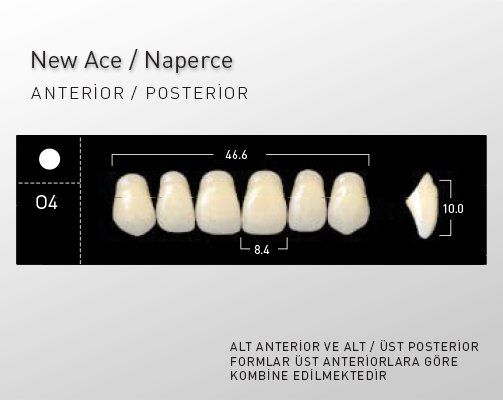 New Ace & Naperce - O4 Formu - (1 Kutu = 4 Takım)