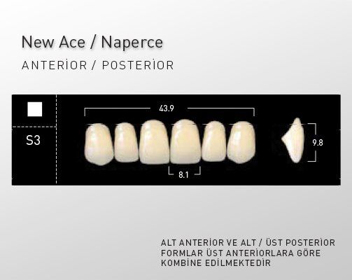 New Ace & Naperce - S3 Formu - (1 Kutu = 4 Takım)
