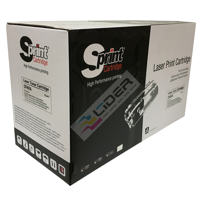 S PRINT CF451A (655A) CYAN TONER (10.5K*)