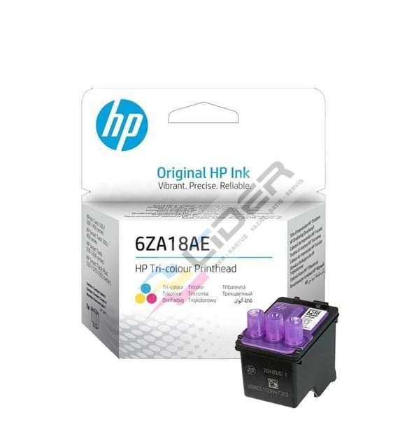 Hp 6ZA17AE Renkli Orjinal Baskı Kafası  HP Tank 500, 513, 515, 516, 519, 530, 615